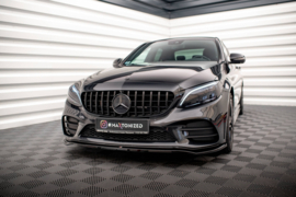 Maxton Design Frontsplitter V.1 Mercedes-Benz C AMG Line Sedan / Coupé / Stationwagen W205 / C205 / S205 Facelift