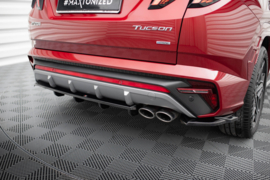 Maxton Design Achtersplitter (met verticale stangen) Hyundai Tucson N-Line Mk4
