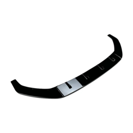 AutoStyle Voorspoilerlip passend voor Volkswagen Golf VII (7.5) GTi/GTD/R/R-Line 2017-2019 (Glanzend Zwart ABS)