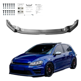 Oneway Voorspoilerlip passend voor Volkswagen Golf VII HB/Variant R/R Line 2013-2016 – Glanzend zwart