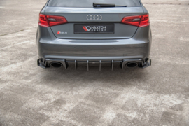 Maxton Design RACEDUURZAAMHEID ACHTERZIJSPLITTERS + KLEPPEN AUDI RS3 8V SPORTBACK