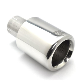 Ulter Sport Uitlaatsierstuk - Rond Ø100mm Big Rim - Lengte 180mm - Montage ->50mm - RVS