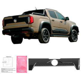 Oneway Achterklepcover passend voor Volkswagen Amarok MK2 2022- - Matzwart