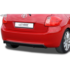 Achterskirt 'Diffusor' passend voor Toyota Auris E150 2007-2010 (ABS zwart glanzend)
