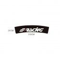Simoni Racing Zonfilter 'New Logo' - 150x24cm - Zwart