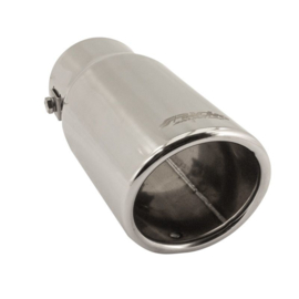 Simoni Racing Uitlaatsierstuk Rond/Schuin RVS - Ø76xL180mm - Montage ->64mm