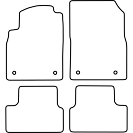 Automatten passend voor Chevrolet Cruze 2009-