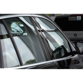 B-Stijl lijsten passend voor BMW X1 F48 2015- Zwart Carbon