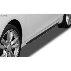 Sideskirts 'Slim' passend voor Audi A3 8P 3-deurs 2003-2012 (ABS zwart glanzend)