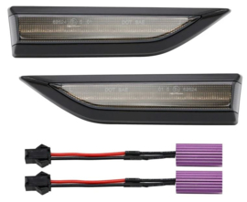 Set LED Zijknipperlichten passend voor Volkswagen Caddy IV 2015-2020 - Rookgrijs- incl. Dynamic Running Light