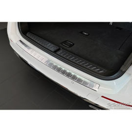 RVS Achterbumperprotector passend voor BMW 5-Serie G31 Touring Facelift 2020- excl. M-Sport 'Ribs'