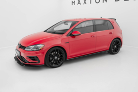 Maxton Design Racing Sideskirts Diffusers VW Golf 7 R / R-Line Facelift