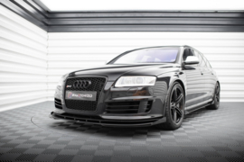 Maxton Design Street Pro Frontsplitter + Flaps Audi RS6 Avant C6