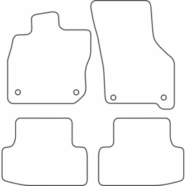 Automatten passend voor Audi A3 (8Y) Sedan/Sportback eTFSi/MHEV 2020-