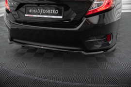 Maxton Design Achtersplitter (met verticale stangen) Honda Civic Mk10