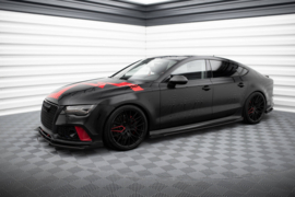Maxton Design Street Pro Zijskirts Diffusers + Flaps Audi A7 S-Line C7
