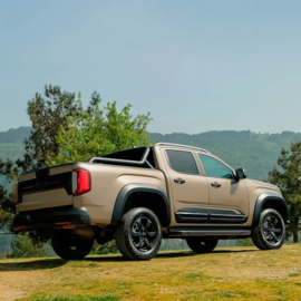 Oneway Set spatbordverbreders (Fender Flares) passend voor Volkswagen Amarok MK2 2022- - Matzwart