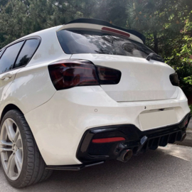 Oneway Dakspoiler (Cap) passend voor BMW 1-Serie F20/F21 M-Power Facelift 2015-2019 - Glanzend zwart