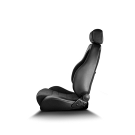 Sparco Sportstoel GT - Zwart Skai + Zwart Microvezel - Verstelbaar
