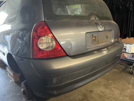 Achterbumper + LED nummerplaat verlichting Clio 2004