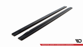 Maxton Design SIDESKIRTS DIFFUSERS V.1 AUDI S4 / A4 / A4 S-LINE B8 / B8 FL Gloss Black