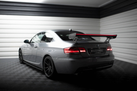 Maxton Design Carbon Spoiler Met Externe Beugels Staanders + LED BMW 3 / M3 Coupé E92