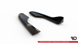 Maxton Design ACHTERZIJSPLITTERS V.3 AUDI RS3 SEDAN 8V FACELIFT Gloss Black