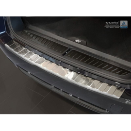 RVS Achterbumperprotector passend voor BMW 5-Serie G31 Touring 2017-2020 excl. M-Sport 'Ribs'