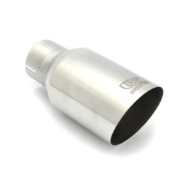 Ulter Sport Uitlaatsierstuk - Rond Ø90mm Schuin - Lengte 180mm - Montage ->50mm - RVS
