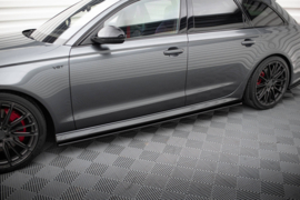 Maxton Design Zijskirts Diffusers Audi S6 / A6 S-Line C7 FL