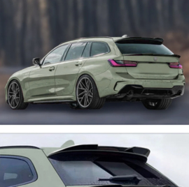 AutoStyle Dakspoiler (Spoiler Cap) passend voor BMW 3-Serie G21 Touring 2019- (ABS Glanzend zwart)