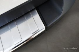 RVS Achterbumperprotector passend voor Volkswagen Crafter & MAN TGE 2017- 'Ribs' ('XL'-version)