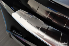 RVS Achterbumperprotector passend voor BMW i3 (i01) Facelift 2017- 'Ribs'
