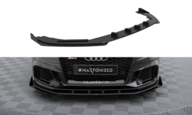 Maxton Design STREET PRO VOORSPLITTER V.1 + KLEPPEN AUDI RS3 SEDAN 8V FACELIFT