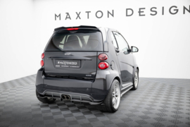 Maxton Design Achtersplitter (met verticale stangen) Brabus Smart Fortwo C451 Facelift