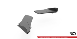 Maxton Design Street Pro Achterzijde Splitters + Flaps Volkswagen Golf R Mk7