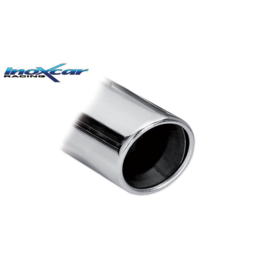 100% RVS Sportuitlaat passend voor Mini One R56 1.6 75pk 2010-2011 1x90mm X-Race