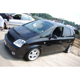 Motorkapsteenslaghoes passend voor Opel Meriva 2004-2006 zwart