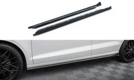 Maxton Design SIDESKIRTS DIFFUSERS AUDI A3 SEDAN 8V Gloss Black