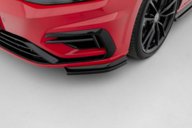 Maxton Design Front Side Splitters Volkswagen Golf R / R-Line Mk7 Facelift