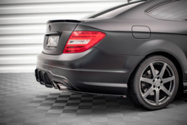 Maxton Design Achterzijde splitters Mercedes-Benz C Coupé / Sedan / Stationwagen AMG-Line C204 / W204 Facelift / S204 Facelift