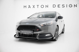 Maxton Design Street Pro Frontsplitter + Flaps Ford Focus ST Mk3 Facelift