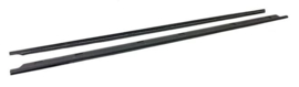 Set sideskirts passend voor Volkswagen Caddy V Box/MPV 2020- (ABS Glanzend zwart)