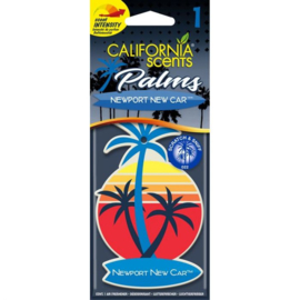 California Scents Palm Tree Luchtverfrisser - Newport New Car - 1 stuk