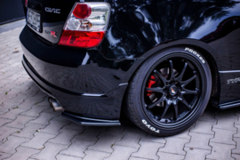 Maxton Design REAR SIDE SPLITTERS HONDA CIVIC EP3 (MK7) TYPE-R/S FACELIFT Gloss Black