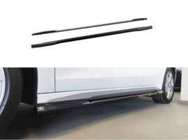 Motordrome Set sideskirts passend voor Audi A3 (8Y) Sportback & Sedan S-Line / S3 2020-2024 incl. Facelift 2024- (ABS Glanzend zwart)