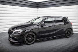 Maxton Design Street Pro Sideskirts Diffusers + Flaps Mercedes-Benz A AMG-Line W176 Facelift
