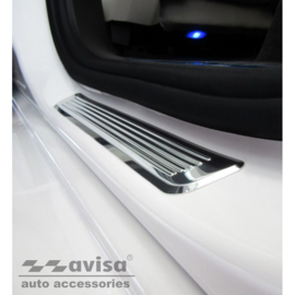RVS Instaplijsten passend voor BMW X7 G07 2019- 'Lines' - 4-delig