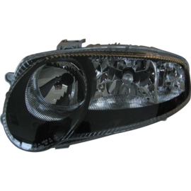 Set Koplampen passend voor Alfa Romeo 147 -2005 - Zwart/Helder