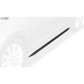 Sideskirts 'Slim' passend voor Volkswagen Touran 5T 2015- (ABS zwart glanzend)